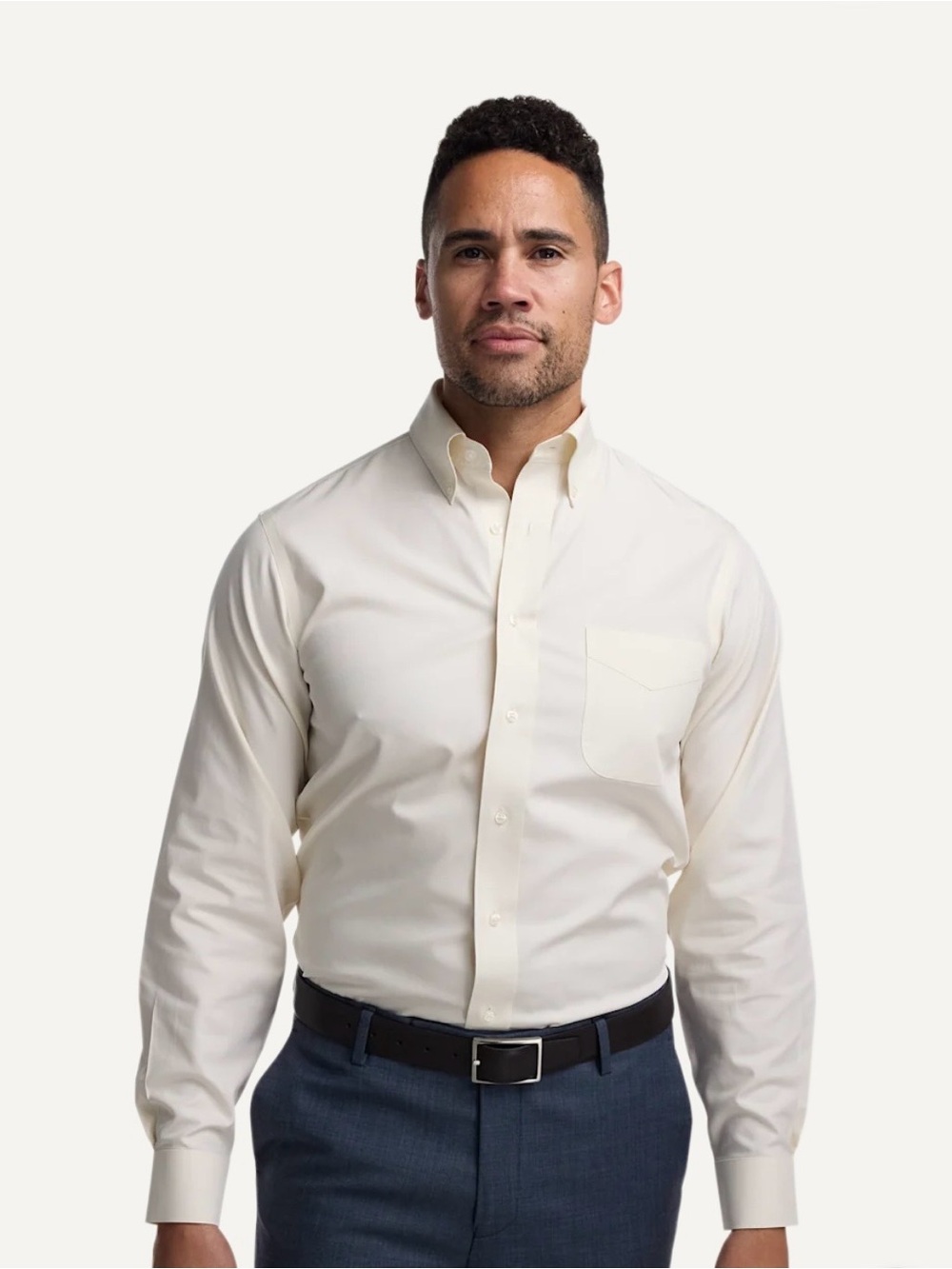 Paul Fredrick 80s Two Ply Pinpoint Oxford